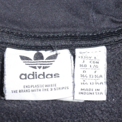 Teens UK Size 164 adidas Black Pullover Hoodie