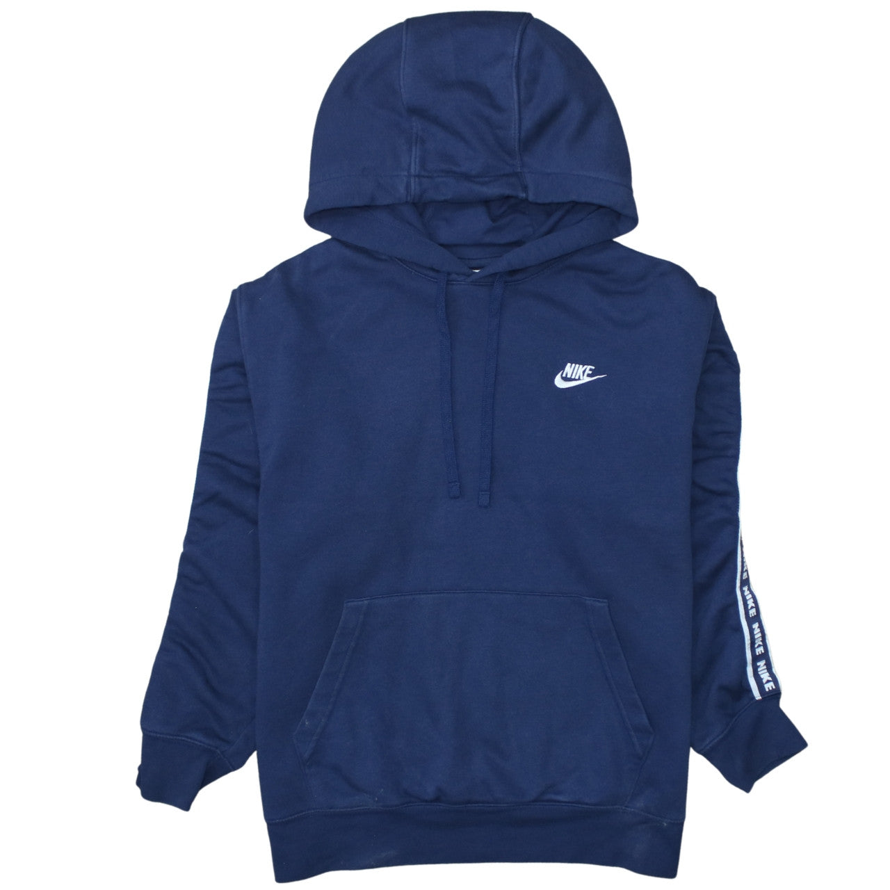Womens UK Size M Nike Blue Pullover Hoodie