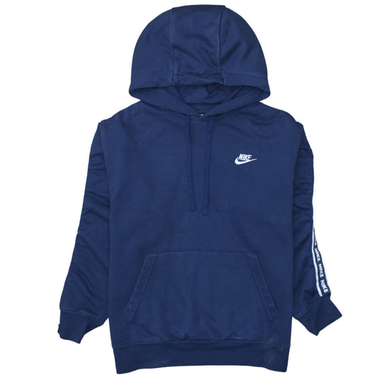 Womens UK Size M Nike Blue Pullover Hoodie