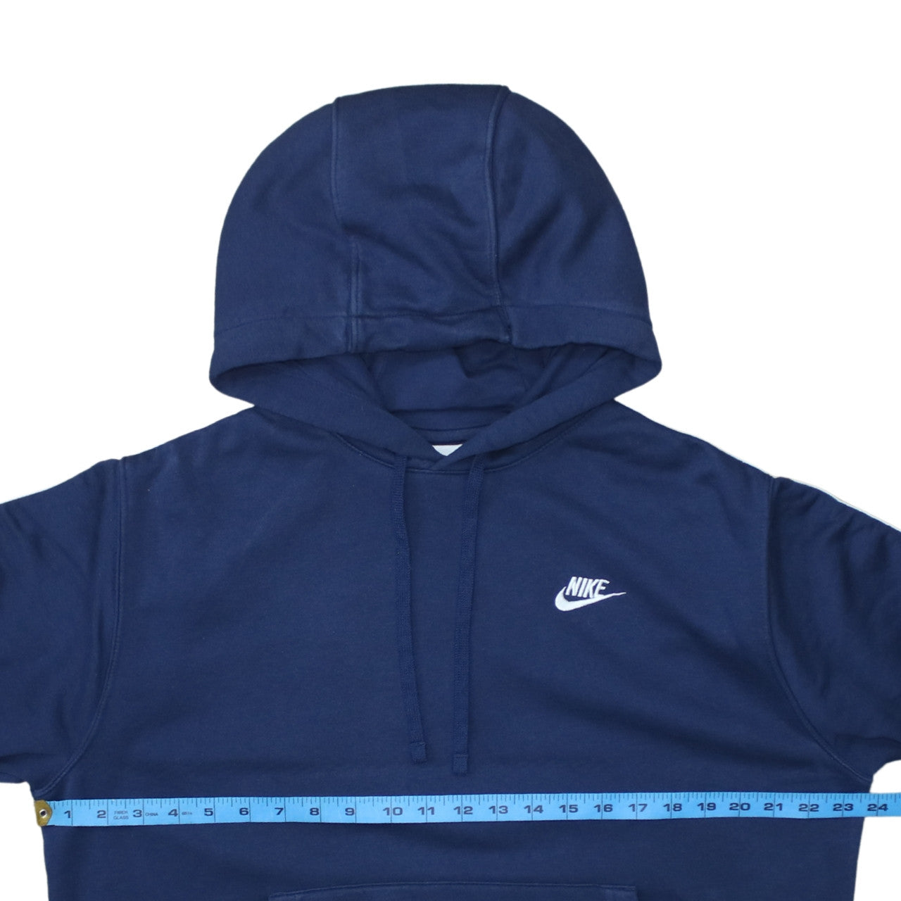 Womens UK Size M Nike Blue Pullover Hoodie
