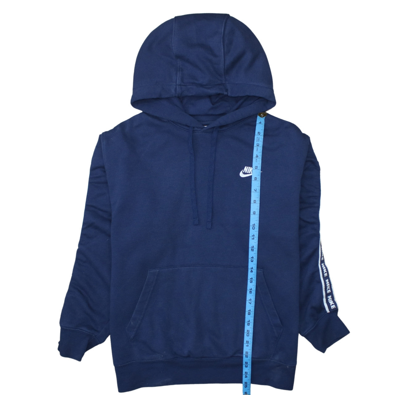 Womens UK Size M Nike Blue Pullover Hoodie