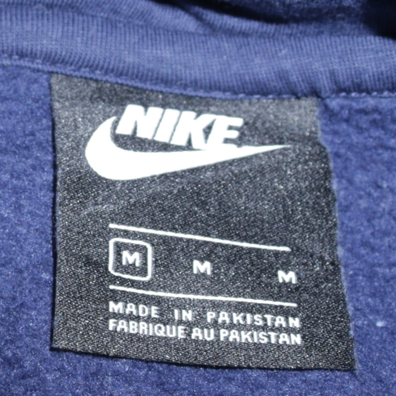 Womens UK Size M Nike Blue Pullover Hoodie