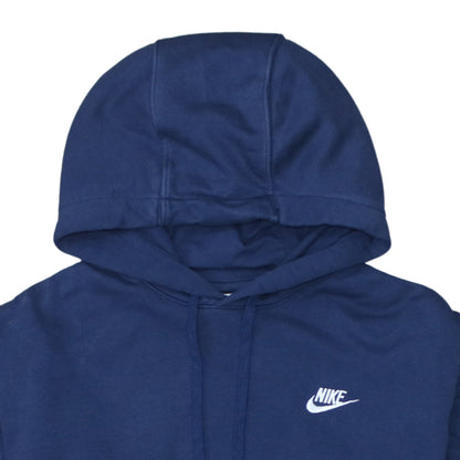 Womens UK Size M Nike Blue Pullover Hoodie
