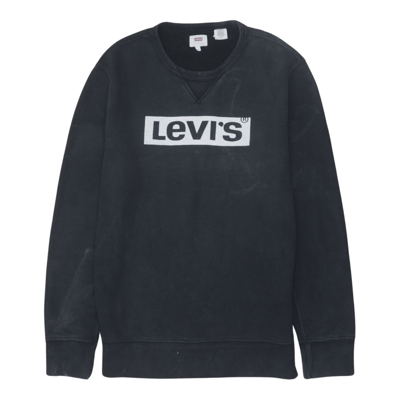 Mens UK Size S Levi's Black Pullover Sweatshirt