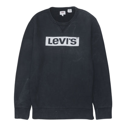 Mens UK Size S Levi's Black Pullover Sweatshirt