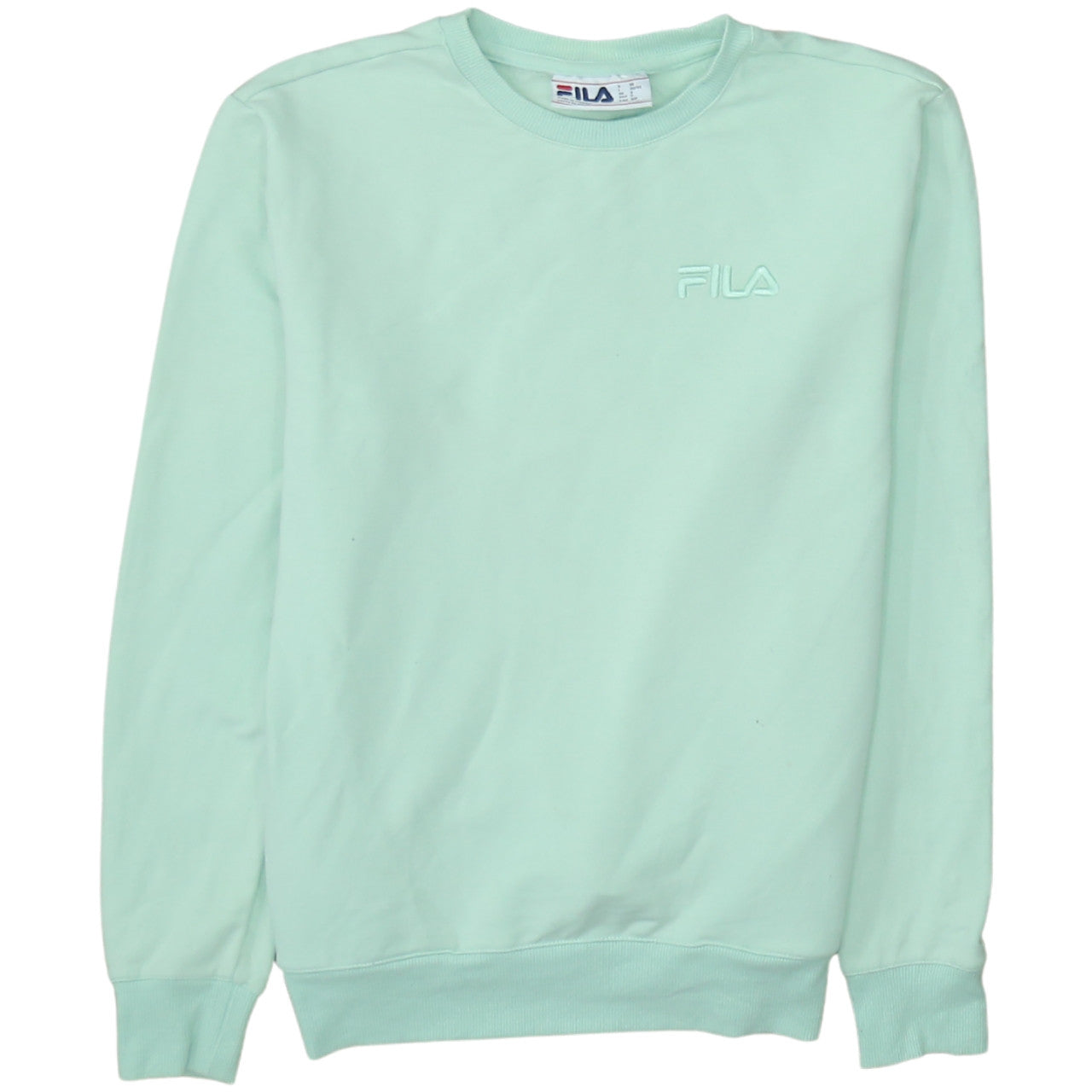 Womens UK Size S FILA Green Pullover Sweatshirt