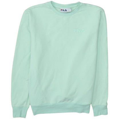 Womens UK Size S FILA Green Pullover Sweatshirt