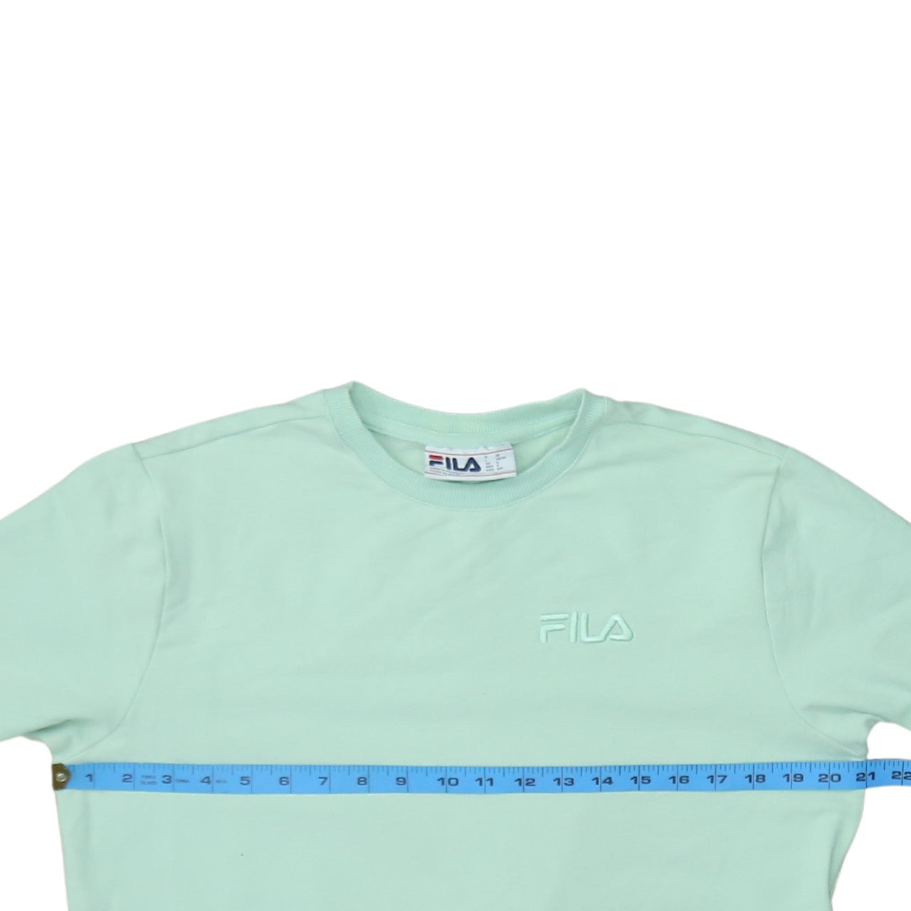 Womens UK Size S FILA Green Pullover Sweatshirt