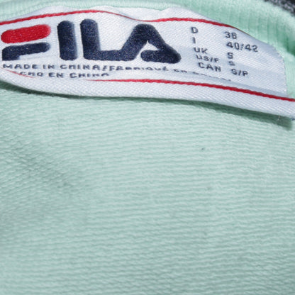 Womens UK Size S FILA Green Pullover Sweatshirt