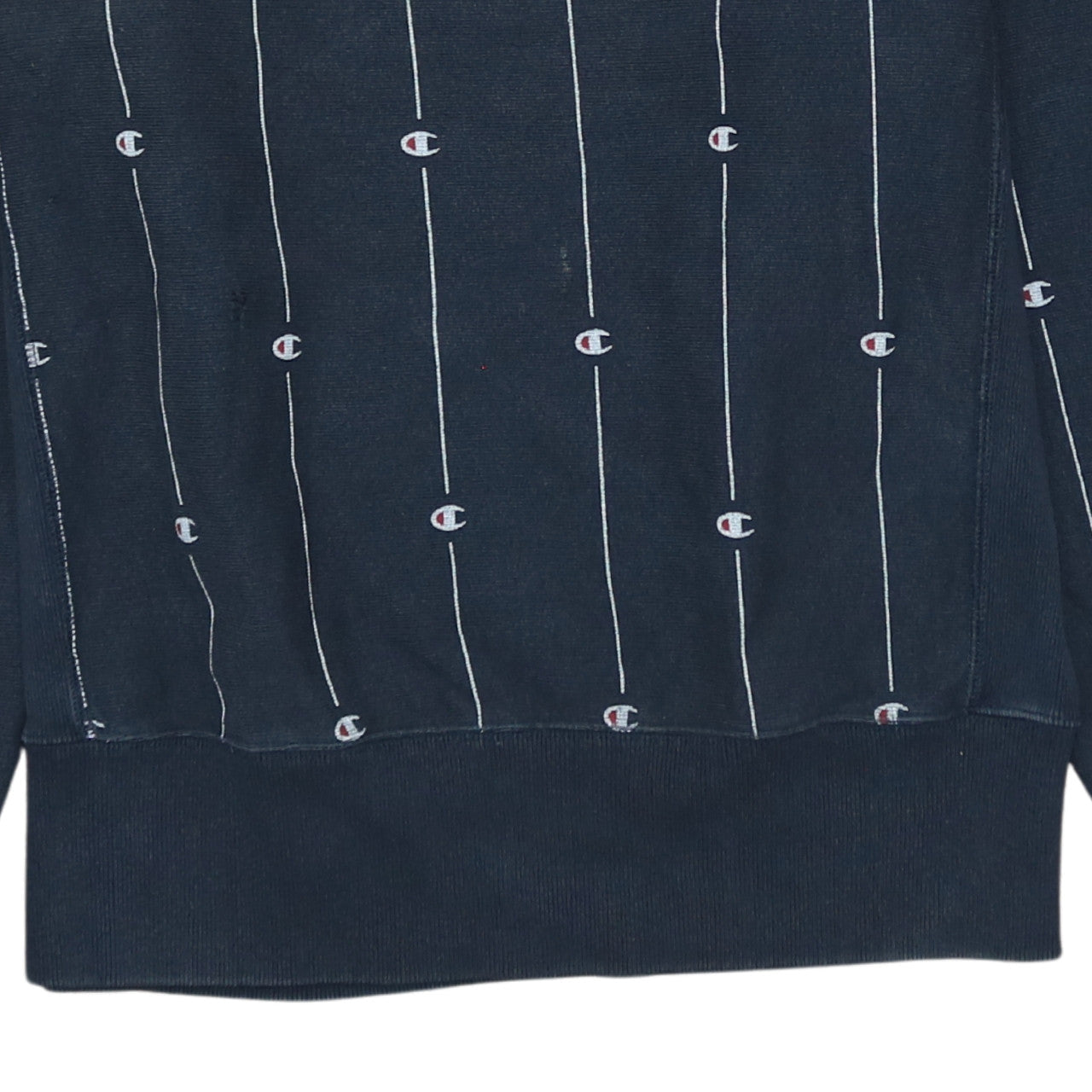 Mens UK Size L Champion Blue Pullover Sweatshirt