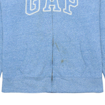 Mens UK Size M Gap Blue Full Zip Hoodie
