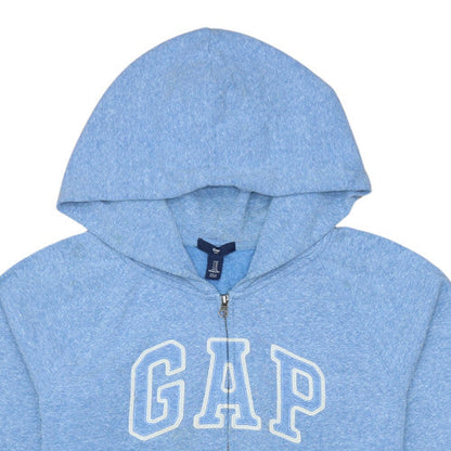 Mens UK Size M Gap Blue Full Zip Hoodie
