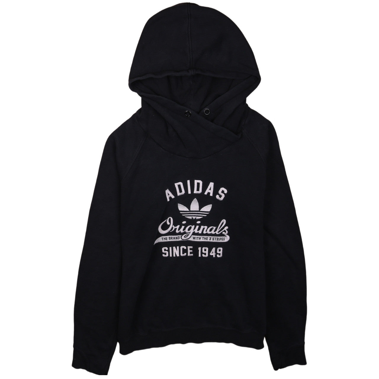 Womens UK Size 16 adidas Black Pullover Hoodie