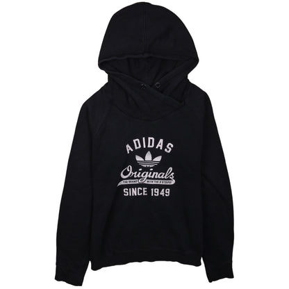Womens UK Size 16 adidas Black Pullover Hoodie
