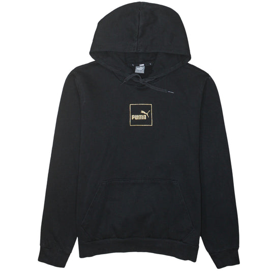 Womens UK Size L PUMA Black Pullover Hoodie