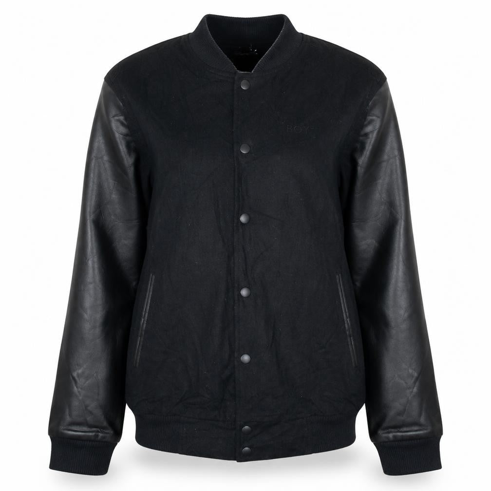 Womens UK Size L BOY London Black Varsity Jacket