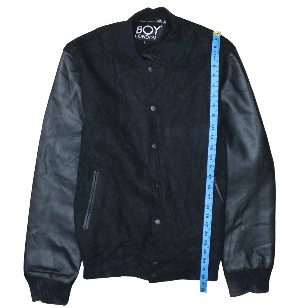 Womens UK Size L BOY London Black Varsity Jacket