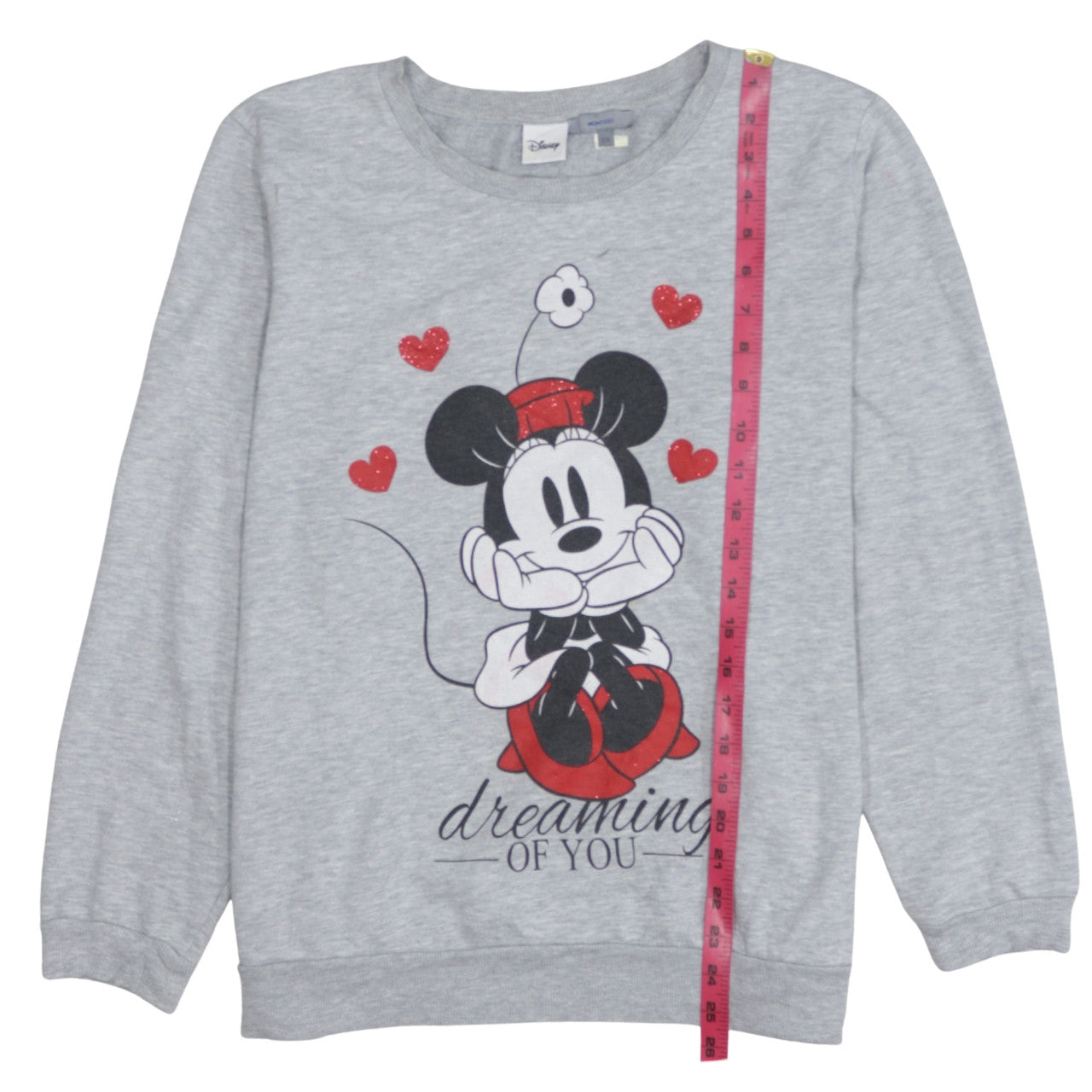 Womens UK Size 2XL Disney Grey Pullover Sweatshirt