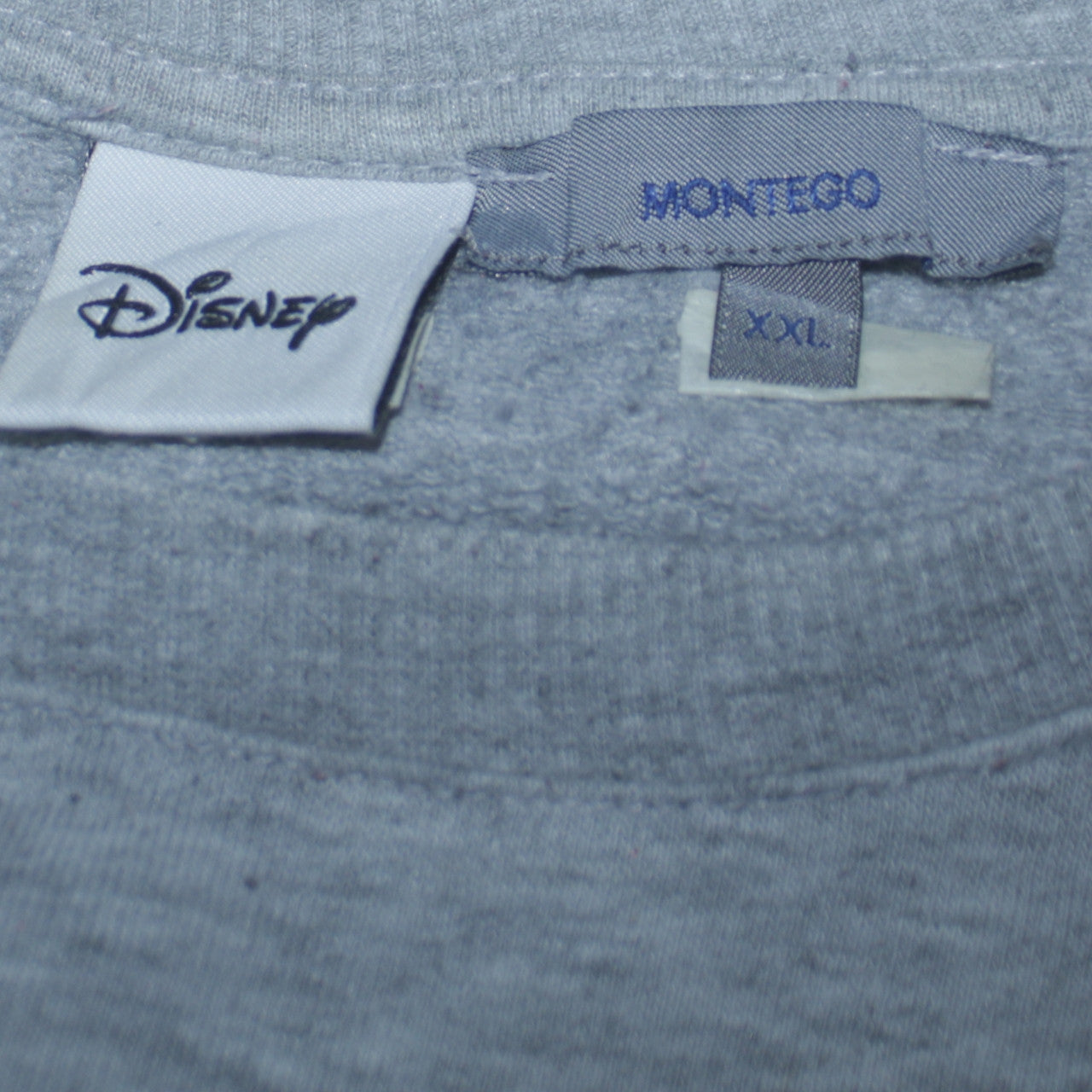 Womens UK Size 2XL Disney Grey Pullover Sweatshirt