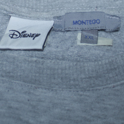 Womens UK Size 2XL Disney Grey Pullover Sweatshirt