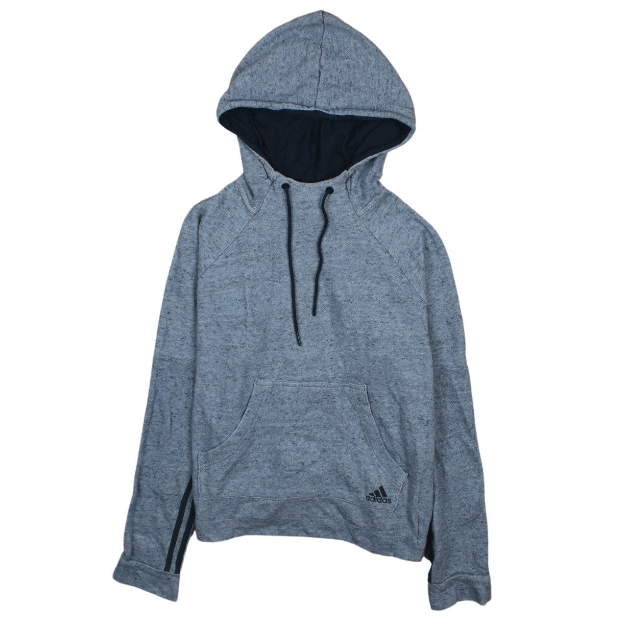 Womens UK Size M adidas Blue Pullover Hoodie