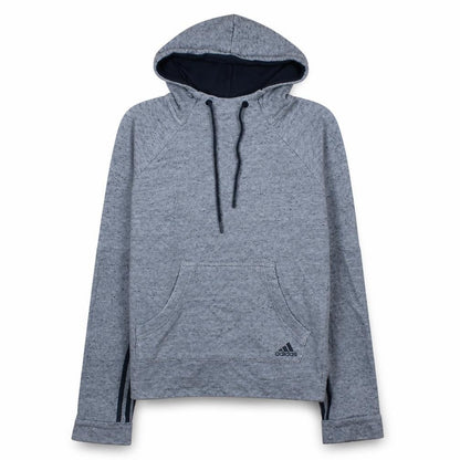 Womens UK Size M adidas Blue Pullover Hoodie