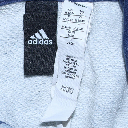 Womens UK Size M adidas Blue Pullover Hoodie