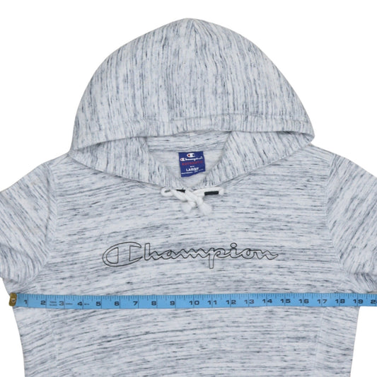 Womens UK Size L Champion Grey Pullover Hoodie