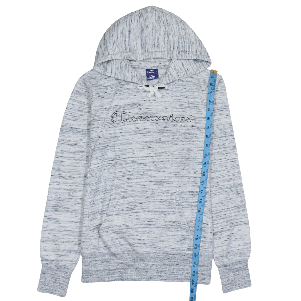 Womens UK Size L Champion Grey Pullover Hoodie