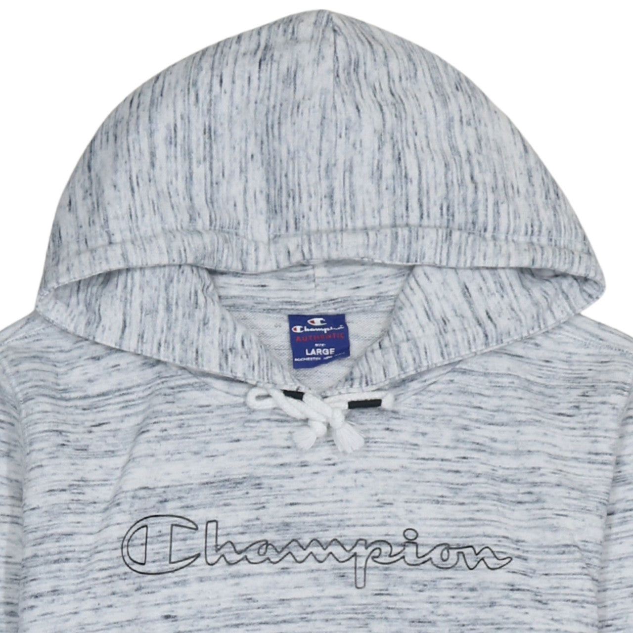 Womens UK Size L Champion Grey Pullover Hoodie