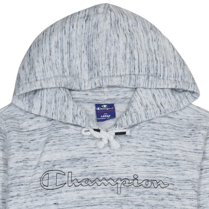 Womens UK Size L Champion Grey Pullover Hoodie