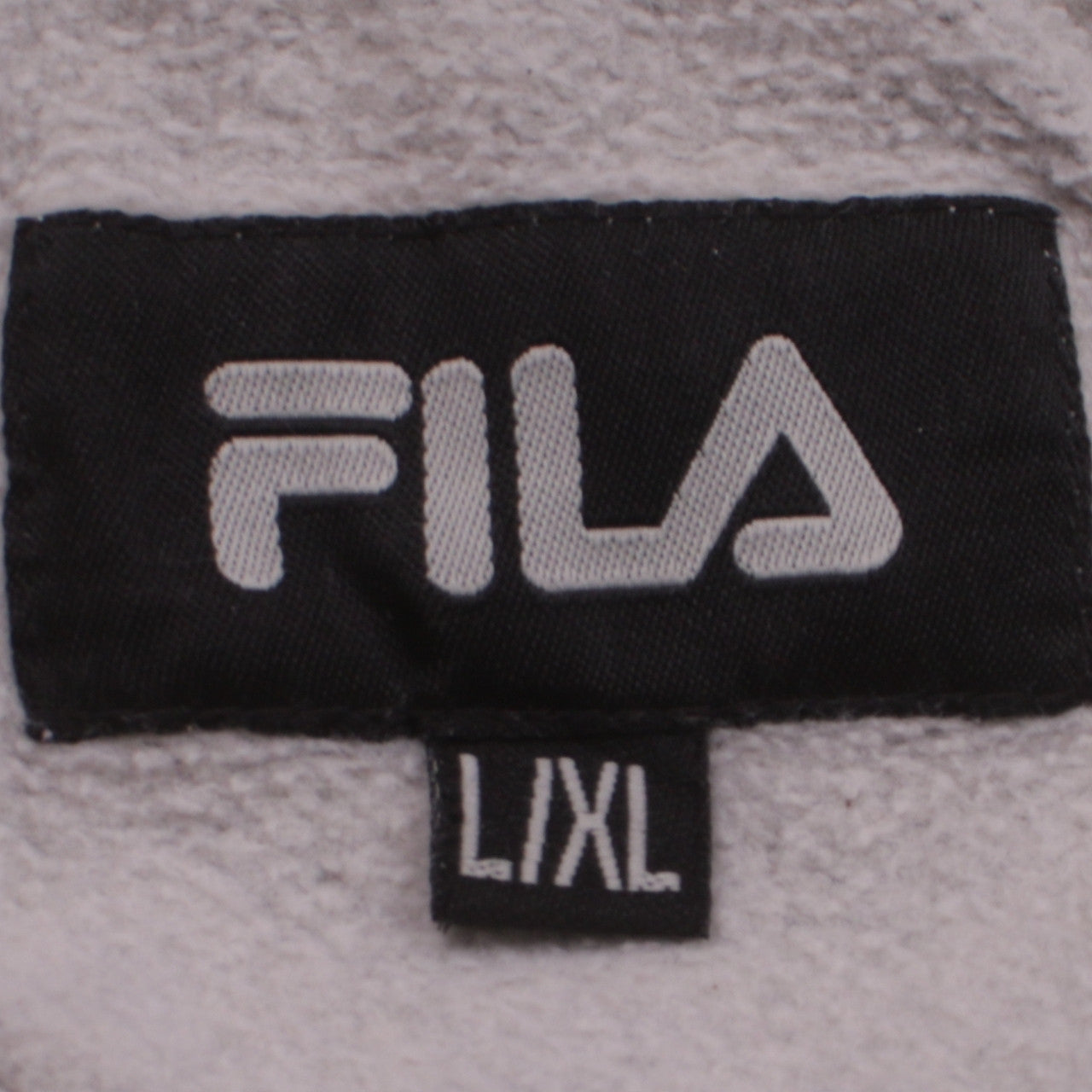 Womens UK Size L FILA Grey Full Zip Hoodie