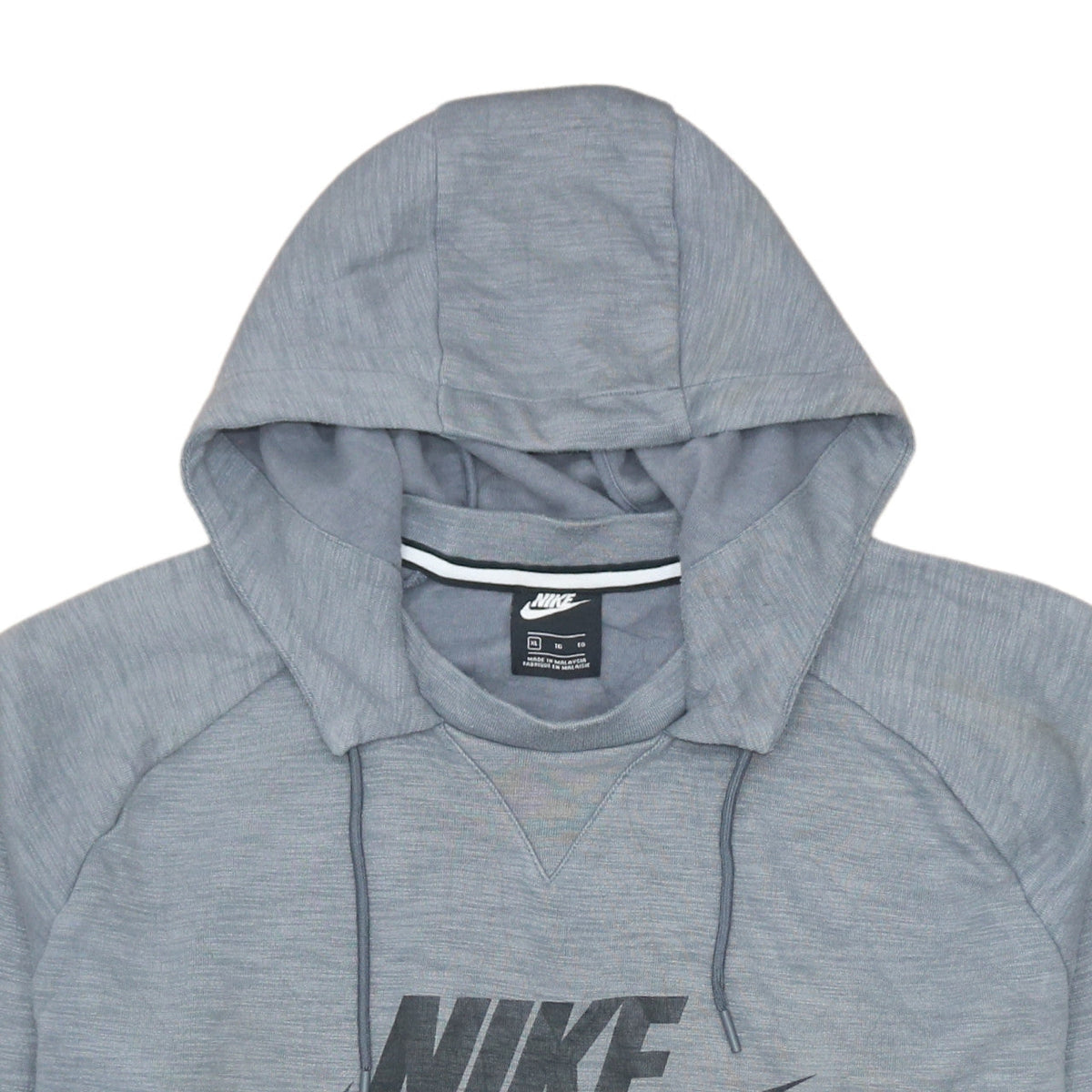 Mens UK Size XL Nike Grey Pullover Hoodie
