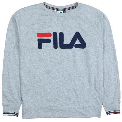 Mens UK Size S FILA Grey Pullover Sweatshirt