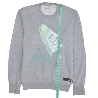 Mens UK Size M adidas Grey Pullover Sweatshirt