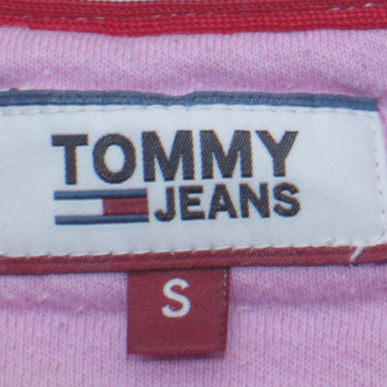 Womens UK Size S Tommy Jeans Multicoloured Pullover Sweatshirt