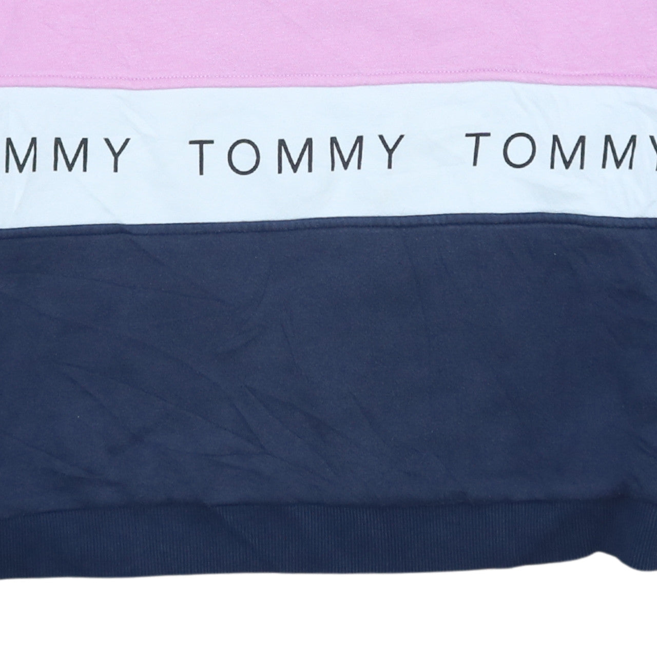 Womens UK Size S Tommy Jeans Multicoloured Pullover Sweatshirt