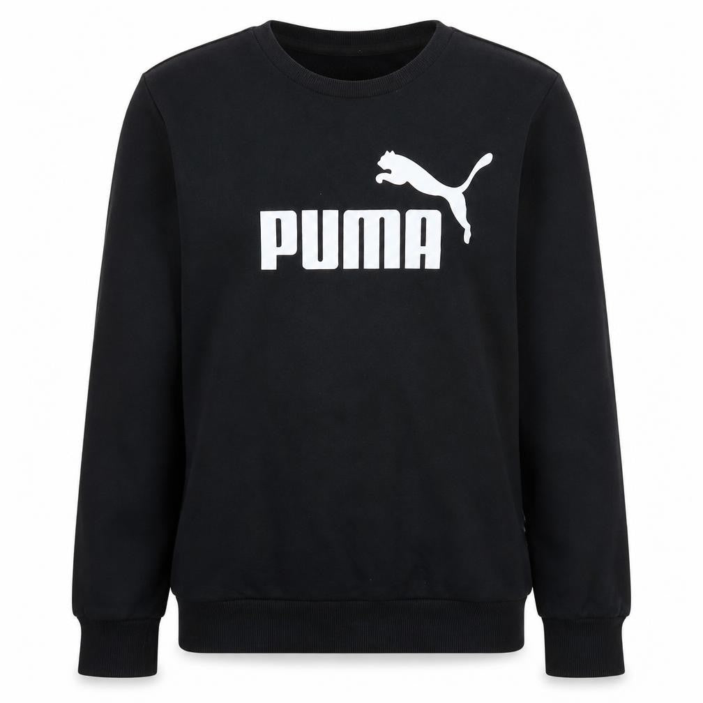 Womens UK Size S PUMA Black Pullover Sweatshirt