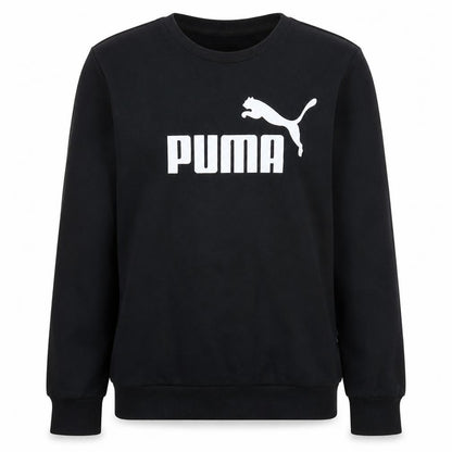 Womens UK Size S PUMA Black Pullover Sweatshirt