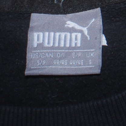 Womens UK Size S PUMA Black Pullover Sweatshirt