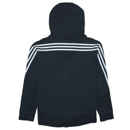 Boys UK Size 14-15 Years adidas Black Full Zip Hoodie