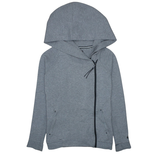 Womens UK Size S Nike Grey Full Zip Hoodie