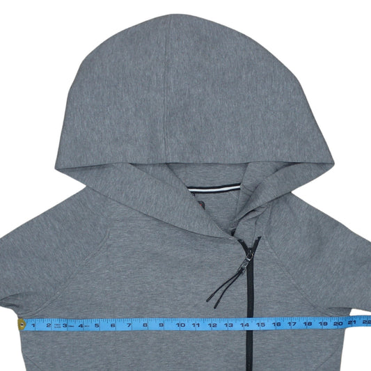 Womens UK Size S Nike Grey Full Zip Hoodie