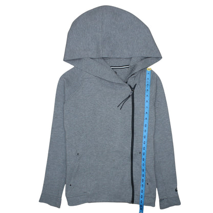Womens UK Size S Nike Grey Full Zip Hoodie