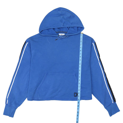 Womens UK Size M Calvin Klein Jeans Blue Pullover Hoodie