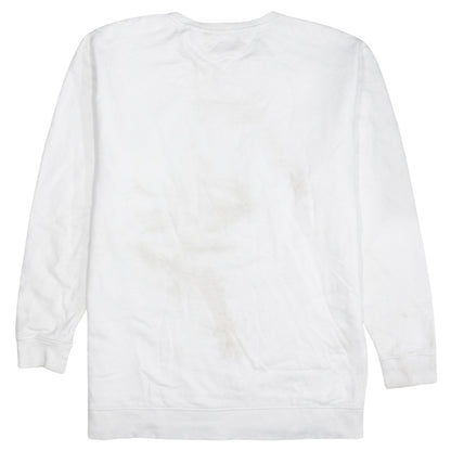 Mens UK Size XL Tommy Jeans White Pullover Sweatshirt