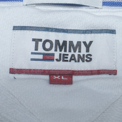 Mens UK Size XL Tommy Jeans White Pullover Sweatshirt