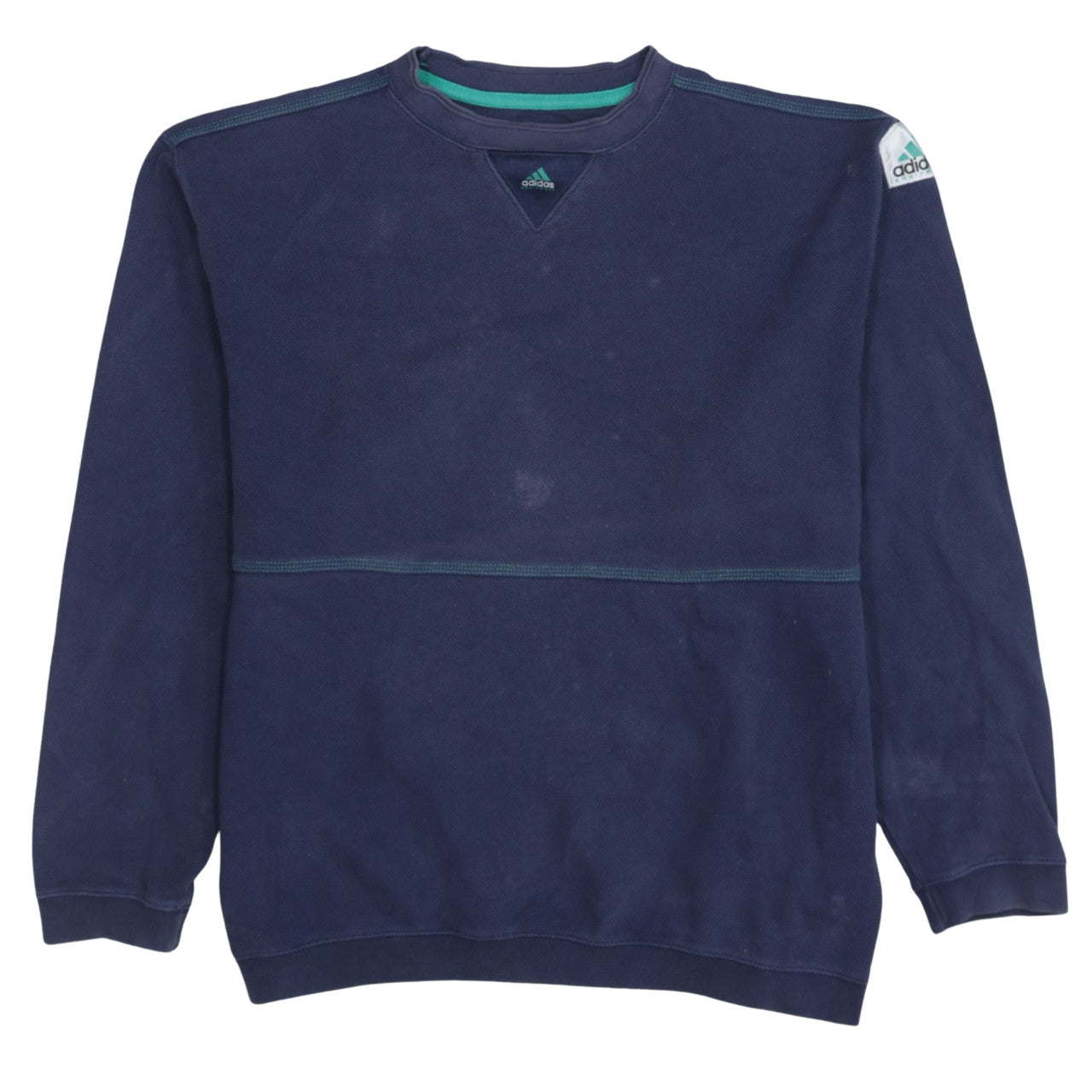Mens UK Size L adidas Blue Pullover Sweatshirt