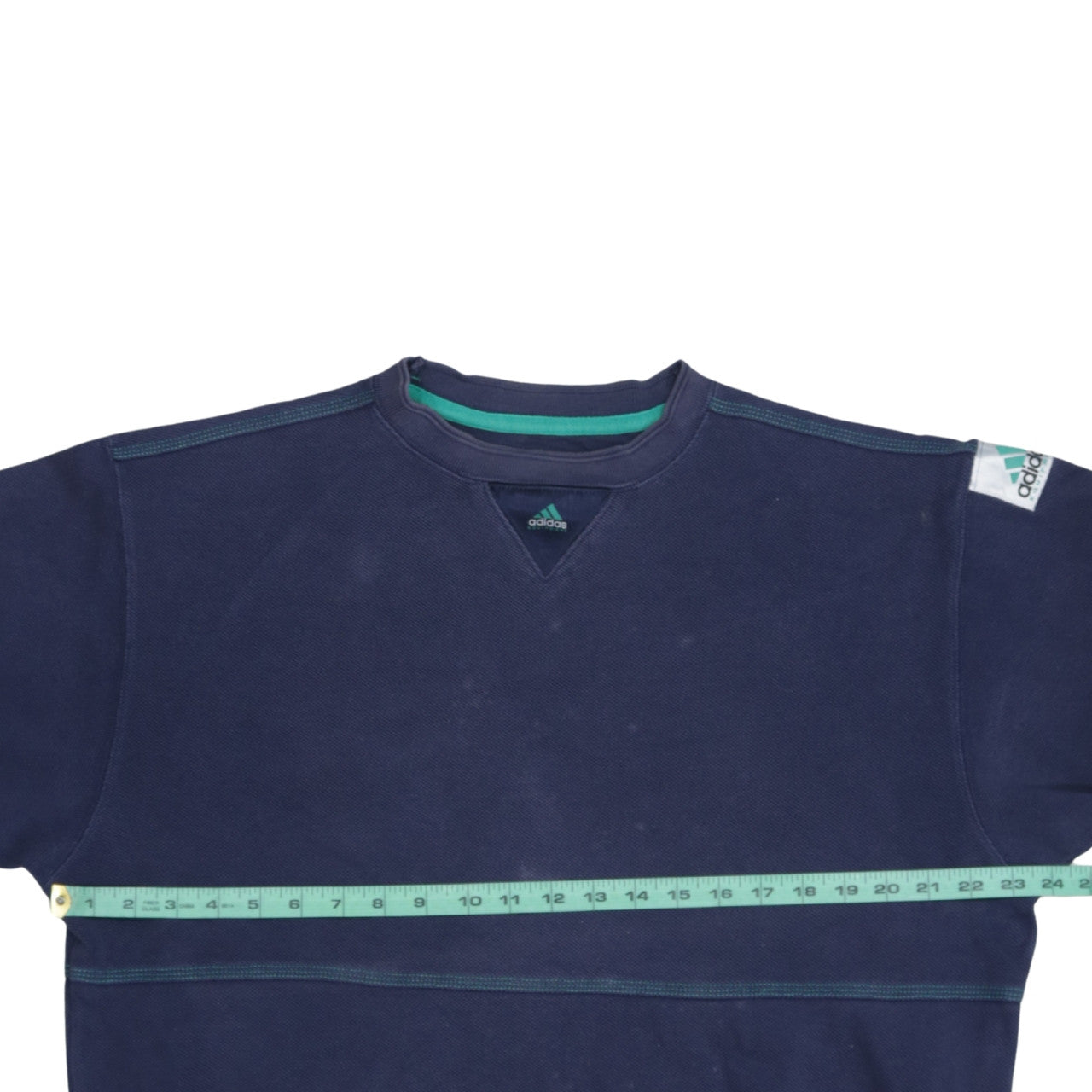 Mens UK Size L adidas Blue Pullover Sweatshirt