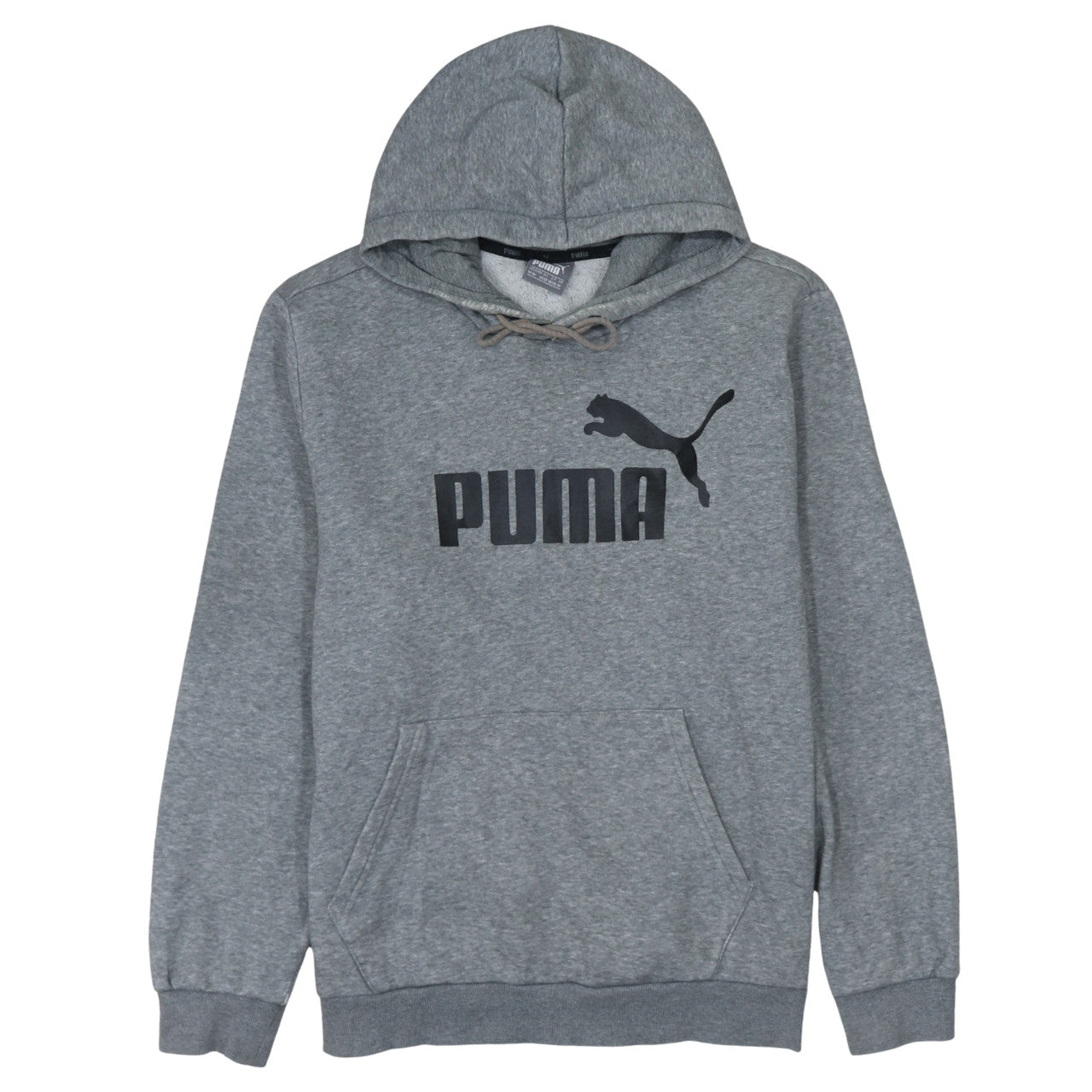 Mens UK Size M PUMA Grey Pullover Hoodie